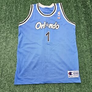 VTG Youth XL 18-20 Champion Orlando Magic Penny Hardaway #1 NBA Jersey